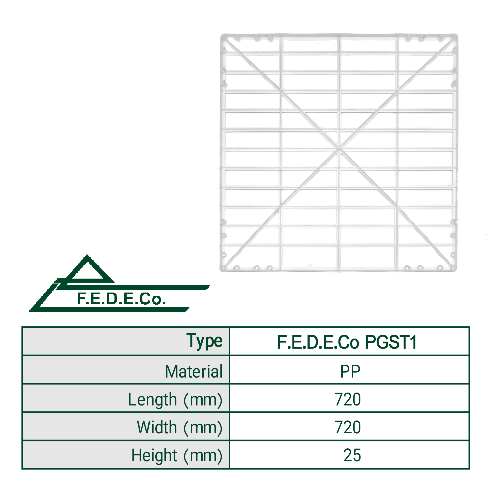 SP Grid Splash Packing Type 1